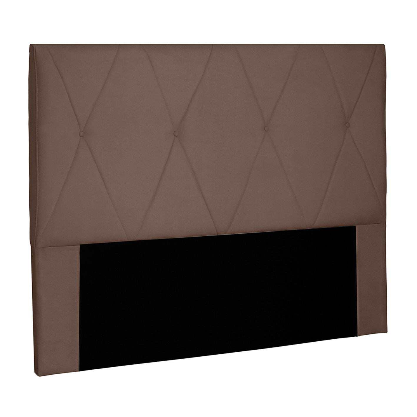 Cabeceira Decorativa Queen Size 1,60M Yves Suede Caramelo G63 - Gran Belo