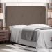 Cabeceira Decorativa Queen Size 1,60M Yves Suede Caramelo G63 - Gran Belo