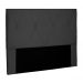 Cabeceira Decorativa Queen Size 1,60M Yves Suede Preto G63 - Gran Belo
