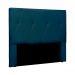 Cabeceira Decorativa Queen Size 1,60M Yves Veludo Azul Marinho G63 - Gran Belo