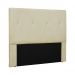 Cabeceira Decorativa Queen Size 1,60M Yves Veludo Bege G63 - Gran Belo