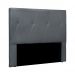 Cabeceira Decorativa Queen Size 1,60M Yves Veludo Cinza G63 - Gran Belo