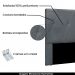 Cabeceira Decorativa Queen Size 1,60M Yves Veludo Cinza G63 - Gran Belo