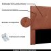 Cabeceira Decorativa Queen Size 1,60M Yves Veludo Cobre G63 - Gran Belo