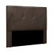 Cabeceira Decorativa Queen Size 1,60M Yves Veludo Marrom G63 - Gran Belo