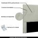 Cabeceira Decorativa Queen Size 1,60M Yves Veludo Prata G63 - Gran Belo