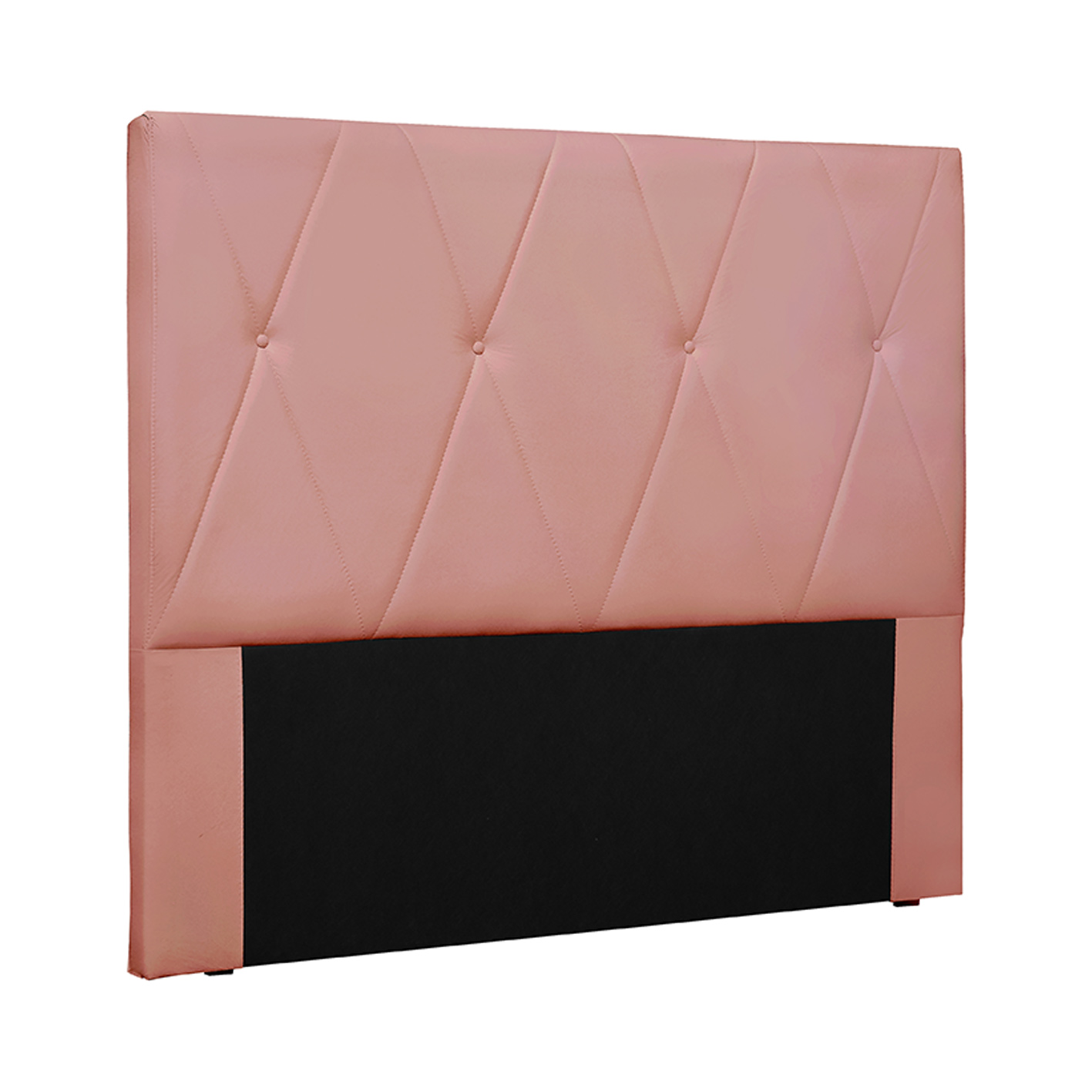 Cabeceira Decorativa Queen Size 1,60M Yves Veludo Rosa G63 - Gran Belo