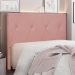 Cabeceira Decorativa Queen Size 1,60M Yves Veludo Rosa G63 - Gran Belo