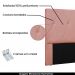 Cabeceira Decorativa Queen Size 1,60M Yves Veludo Rosa G63 - Gran Belo