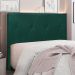 Cabeceira Decorativa Queen Size 1,60M Yves Veludo Verde Floresta G63 - Gran Belo