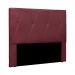 Cabeceira Decorativa Queen Size 1,60M Yves Veludo Vinho G63 - Gran Belo