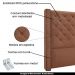 Cabeceira Decorativa Queen Size 1,84M Loewe Veludo Cobre G63 - Gran Belo
