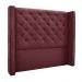 Cabeceira Decorativa Queen Size 1,84M Loewe Veludo Vinho G63 - Gran Belo