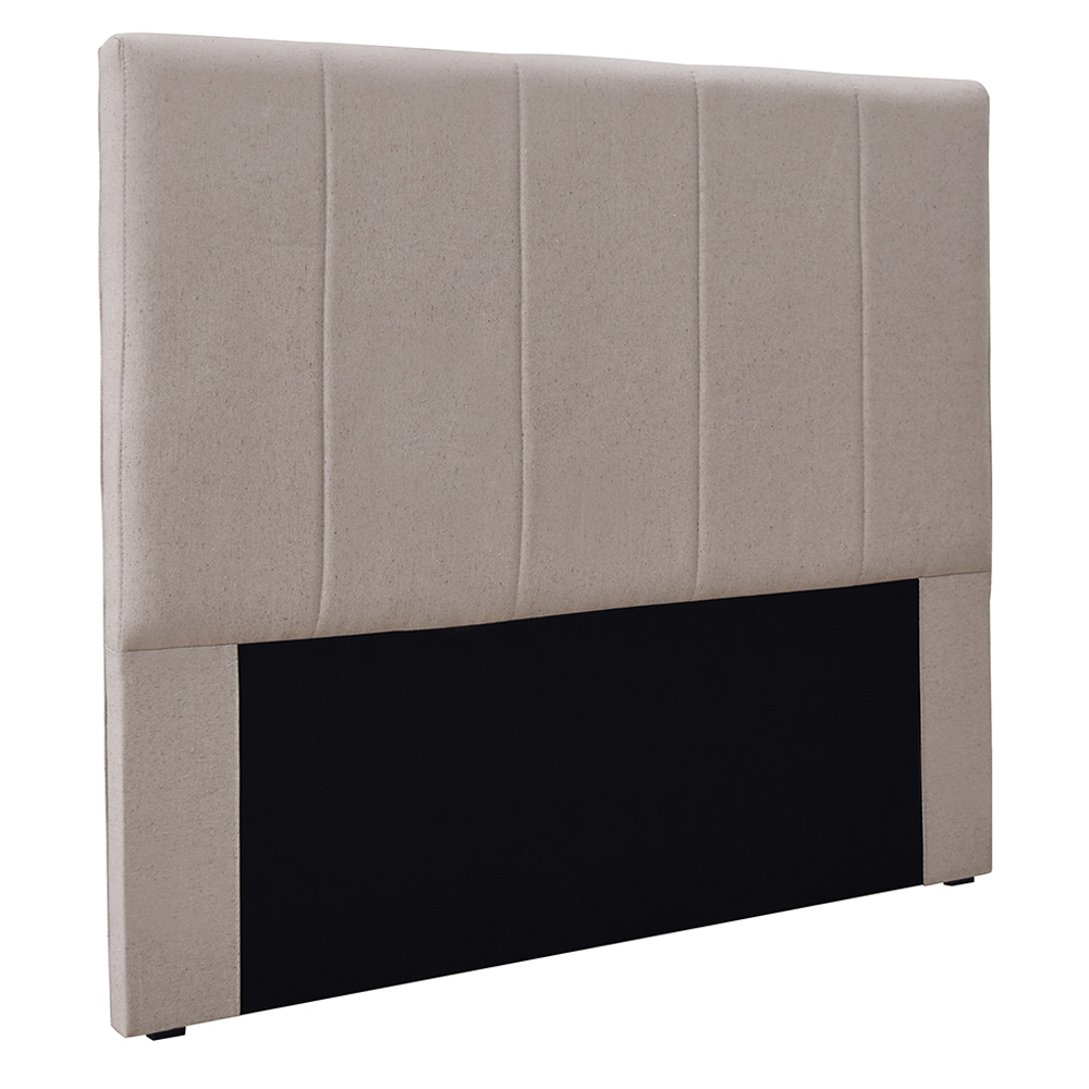 Cabeceira Decorativa Queen Size Casal 1,60M Erza Linho Areia G63 - Gran Belo
