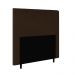 Cabeceira Decorativa Spezia Casal 140cm Veludo Marrom G32 - Gran Belo