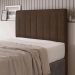 Cabeceira Decorativa Udine King 193cm Veludo Marrom G32 - Gran Belo