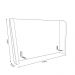 Cabeceira Design para Cama King Torres Pés em Madeira PU/Bouclê Caramelo/Off White G91 - Gran Belo