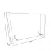 Cabeceira Design para Cama Queen Torres Pés em Madeira PU/Bouclê Caramelo/Off White G91 - Gran Belo