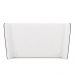 Cabeceira Design para Cama Queen Torres Pés em Madeira PU/Bouclê Preto/Off White G91 - Gran Belo