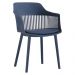Cadeira Decorativa Para Sala de Estar Sócrates Azul Marinho G56 - Gran Belo