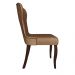 Cadeira Decorativa Sala De Jantar Duque Madeira PU Marrom G48 - Gran Belo