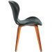 Cadeira Decorativa de Escritório Recepção GranClass PU Sintético Preto G56 - Gran Belo