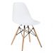 Cadeira Decorativa para Sala e Cozinha Garabit Branco G04 - Gran Belo