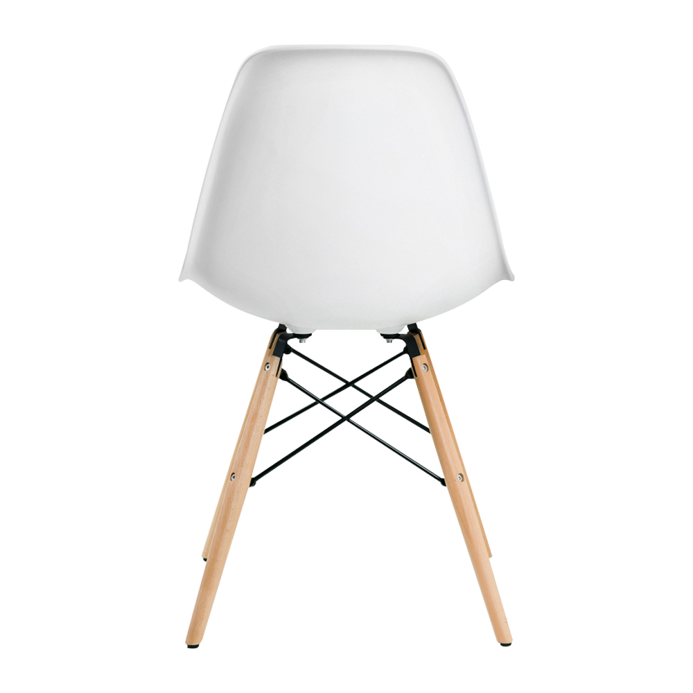 Cadeira Decorativa para Sala e Cozinha Garabit Branco G04 - Gran Belo