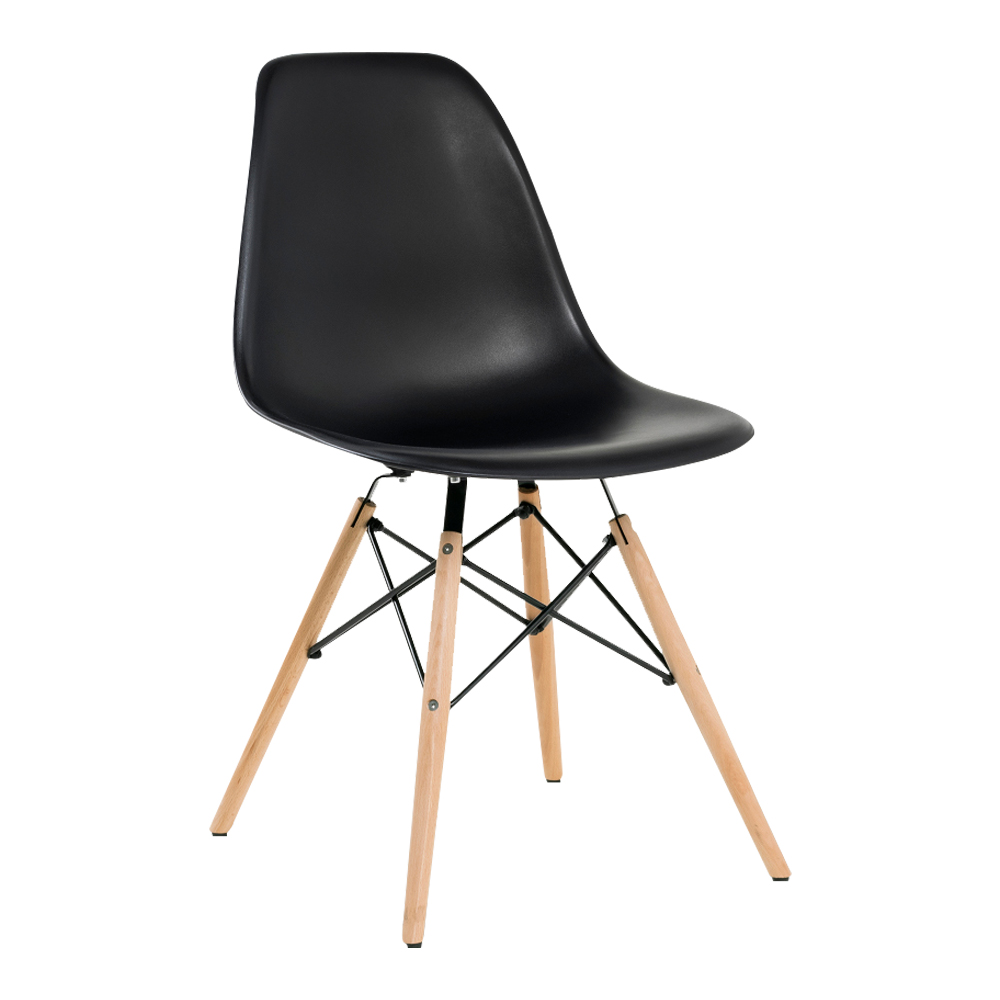 Cadeira Decorativa para Sala e Cozinha Garabit Preto G04 - Gran Belo