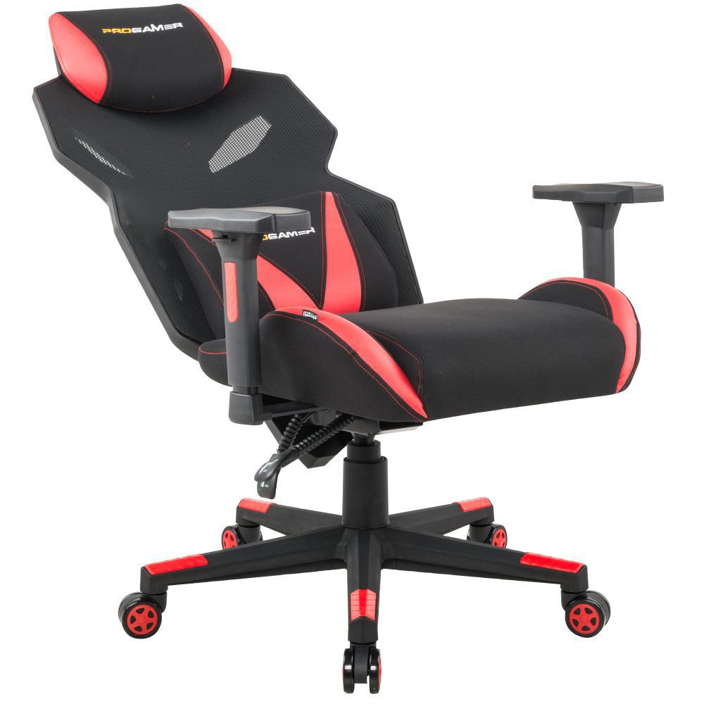 Cadeira Gamer Executiva PRO-X Gaming Reclinável Giratória Preto/Vermelho G56 - Gran Belo