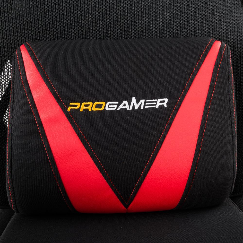 Cadeira Gamer Executiva PRO-X Gaming Reclinável Giratória Preto/Vermelho G56 - Gran Belo