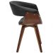 Cadeira Giratória Decorativa para Escritório Home Office Ohana PU Sintético Preto G56 - Gran Belo