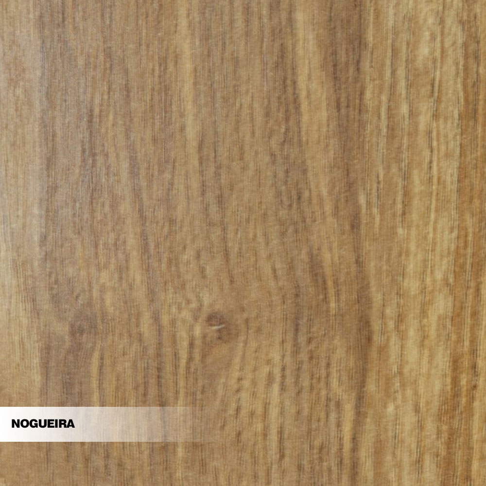 Cadeira Sala de Jantar Madeira Maciça Hadassa PU Marrom/Nogueira G13 - Gran Belo