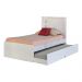 Cama Bibox Solteiro Reino Branco G68 - Gran Belo