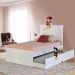 Cama Bibox Solteiro Reino Branco G68 - Gran Belo