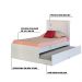 Cama Bibox Solteiro Reino Branco G68 - Gran Belo