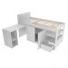 Cama Infantil Juvenil Multifuncional CM8021 MDP Branco G69 - Gran Belo