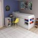 Cama Infantil Juvenil Multifuncional CM8021 MDP Branco G69 - Gran Belo