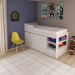 Cama Infantil Juvenil Multifuncional CM8021 MDP Branco G69 - Gran Belo