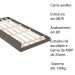 Cama auxiliar MDP CM8008 Nogal G69 - Gran Belo