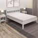 Cama de casal MDP CM8007 Branco G69 - Gran Belo
