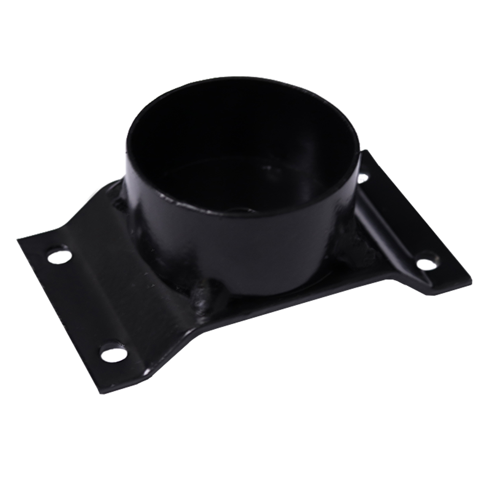 Chapinha Chapa Elevada com Tubo Fixação Pés Palito Rosca 5/16 Preto G59