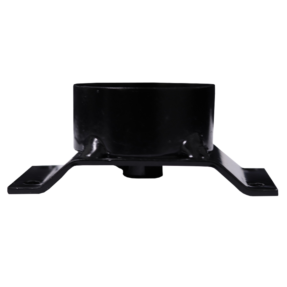 Chapinha Chapa Elevada com Tubo Fixação Pés Palito Rosca 5/16 Preto G59