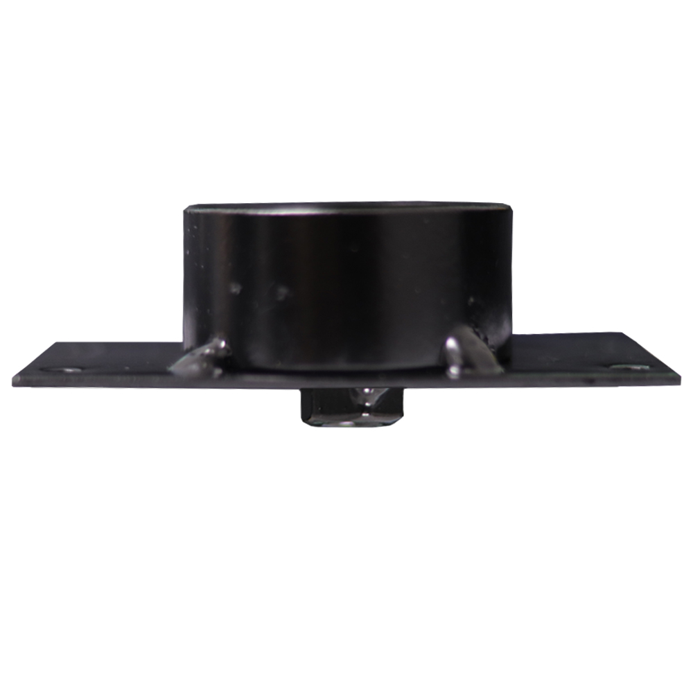 Chapinha Chapa Reta com Tubo Fixação Pés Palito Rosca 5/16 Preto G59