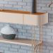 Conjunto 1 Cristaleira 1 Buffet 1 Mesa de Centro e 1 Aparador Évora/Saluti/Cadenza/Vivant Off White/Cinamomo G26 - HB Móveis