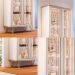 Conjunto 1 Cristaleira 1 Buffet 1 Mesa de Centro e 1 Aparador Texas/Virginia/Rennes Off White/Champagne G26 - Gran Belo
