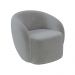 Conjunto 1 Sofá Living 160cm e 1 Poltrona Decorativa Sala de Estar Íbis Encosto Fixo Veludo Cinza G33 - Gran Belo