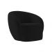 Conjunto 1 Sofá Living 160cm e 1 Poltrona Decorativa Sala de Estar Íbis Encosto Fixo Veludo Preto G33 - Gran Belo