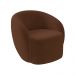 Conjunto 1 Sofá Living 180cm e 1 Poltrona Decorativa Sala de Estar Íbis Encosto Fixo Veludo Marrom G33 - Gran Belo