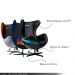 Conjunto 3 Poltronas Decorativas Egg Chair Hamilton Nº 44/MP4 SN 88/RB Nº 33 G53 - Gran Belo